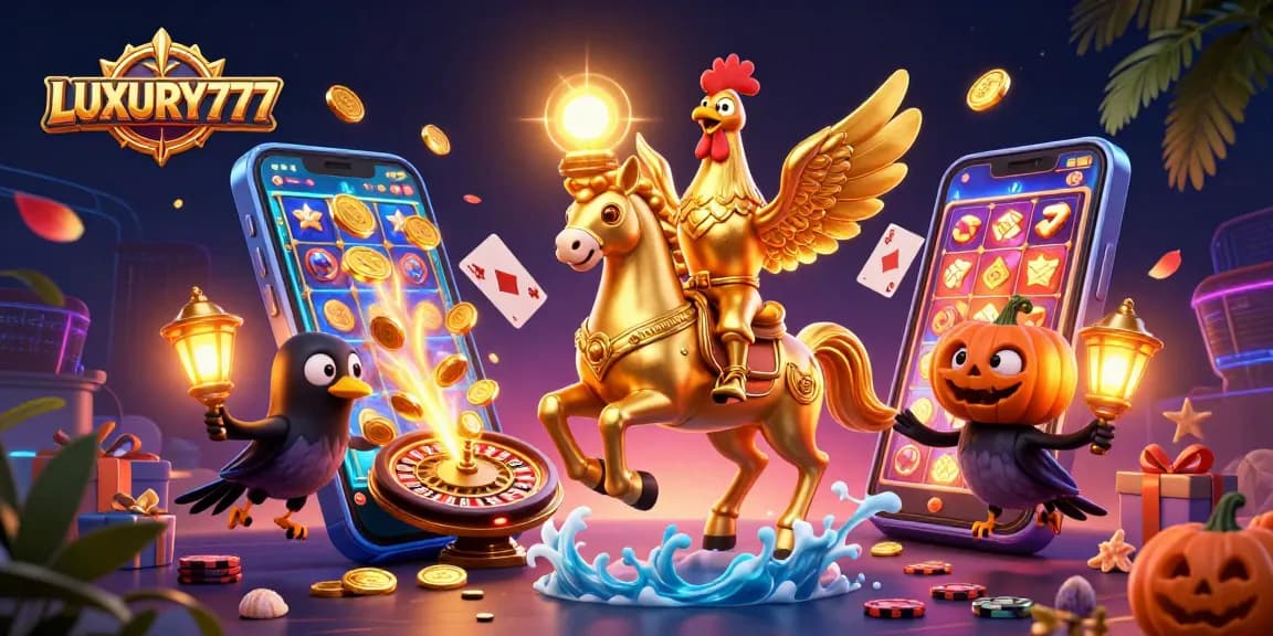 LUXURY777 menawarkan pengalaman permainan kasino yang penuh warna dengan karakter unik dan elemen permainan yang menarik.