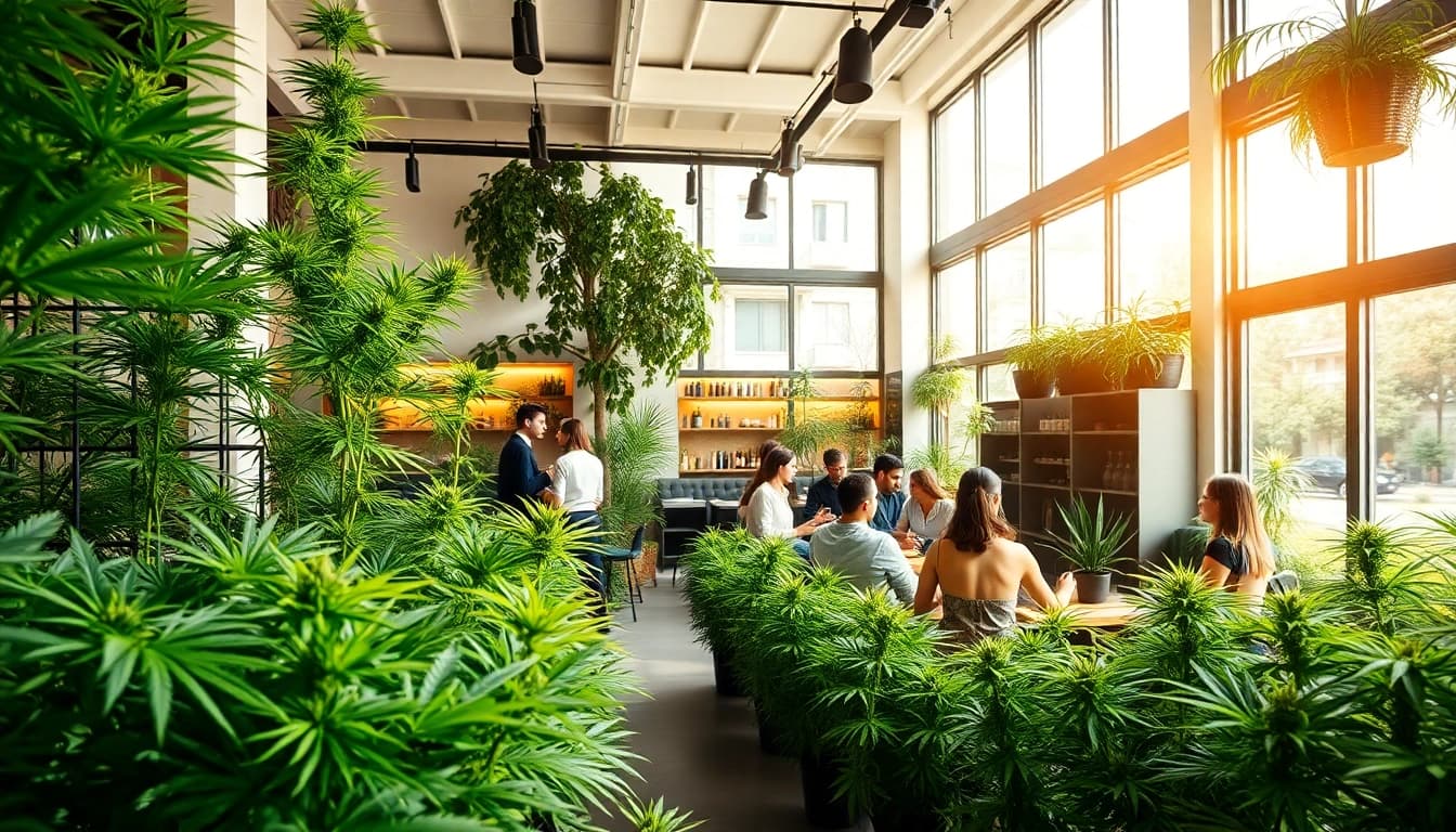 Visiting Club Cannabis Madrid for a unique cannabis experience in a welcoming atmosphere.