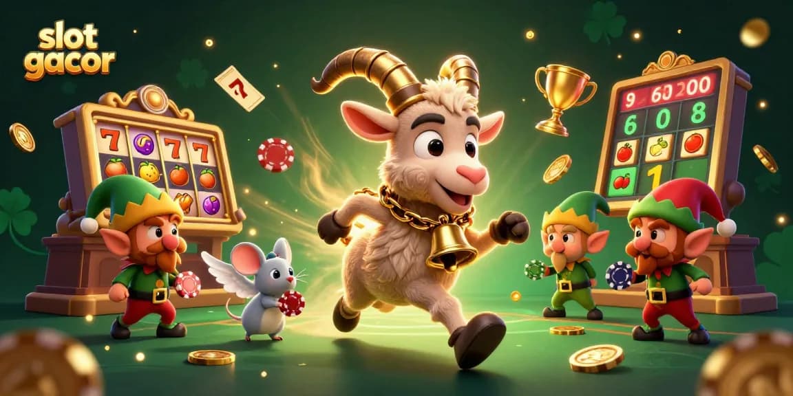 Bermain slot gacor dengan karakter menakjubkan dalam latar kasino yang kaya dan menyenangkan.