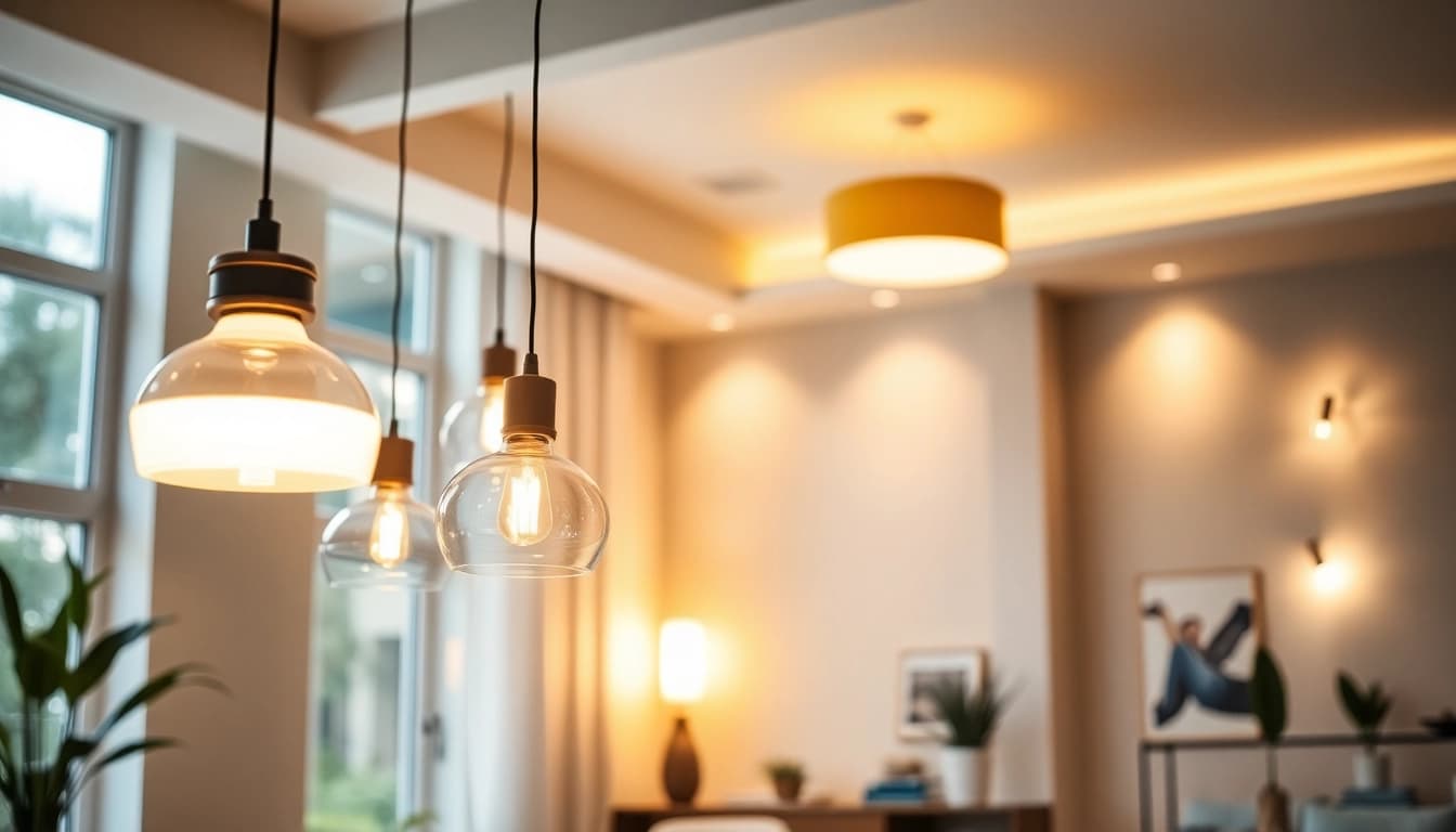 Explore unique lighting solutions illuminating a beautiful modern dining space.