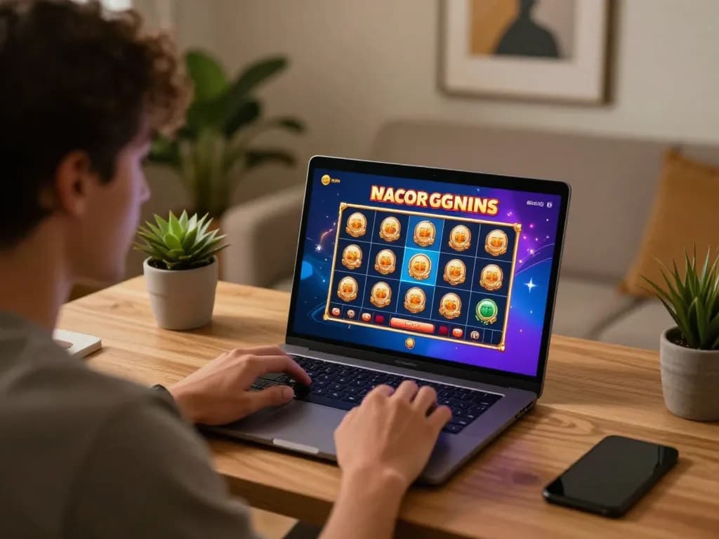 Permainan slot gacor yang menarik di laptop menampilkan permainan online yang mendebarkan