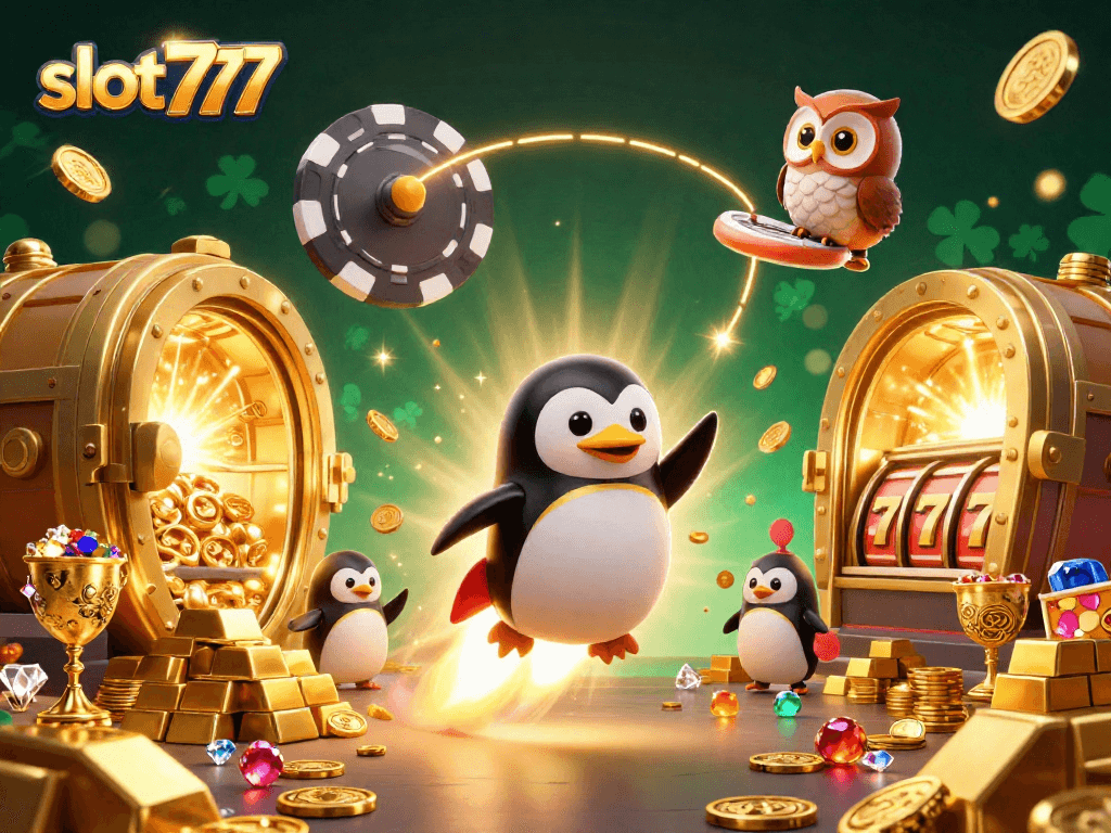 Splash into the winning world of slot777 with a dazzling scene of excitement and rewards.