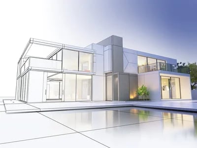 Moderne Architektur Visualisierung bringt Designs zum Leben