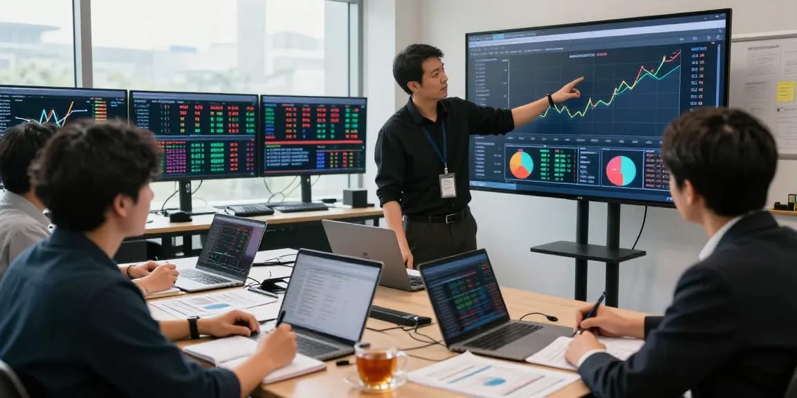 Analisis data syair menang dalam suasana kolaboratif dengan fokus pada pola dan tren angka.
