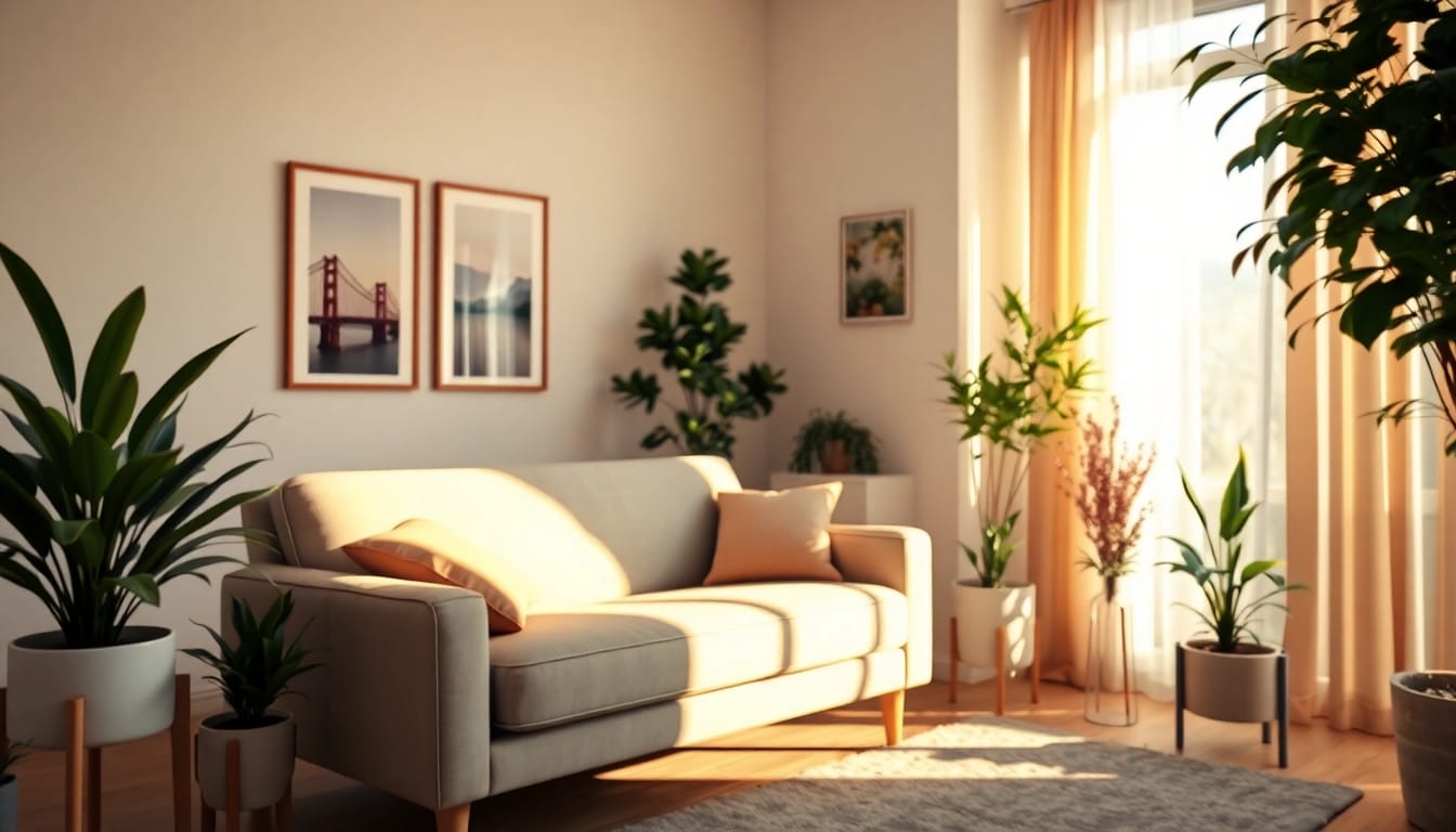 Engaging counselling services environment illustrating a relaxed therapist's office space.