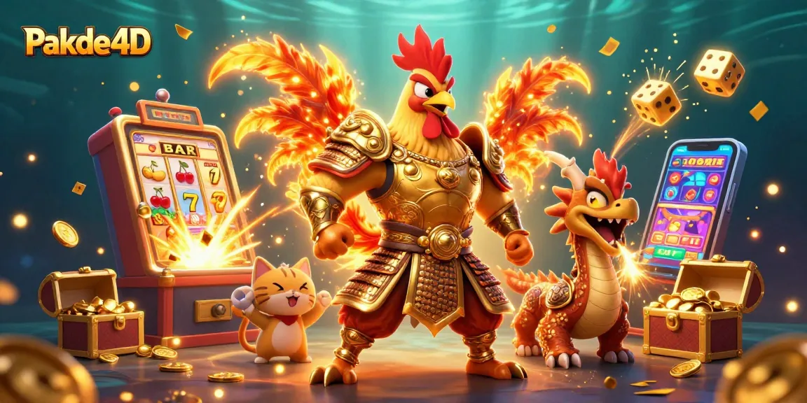 Win big with Pakde4D in this thrilling casino scene featuring dynamic characters and exciting gaming elements.