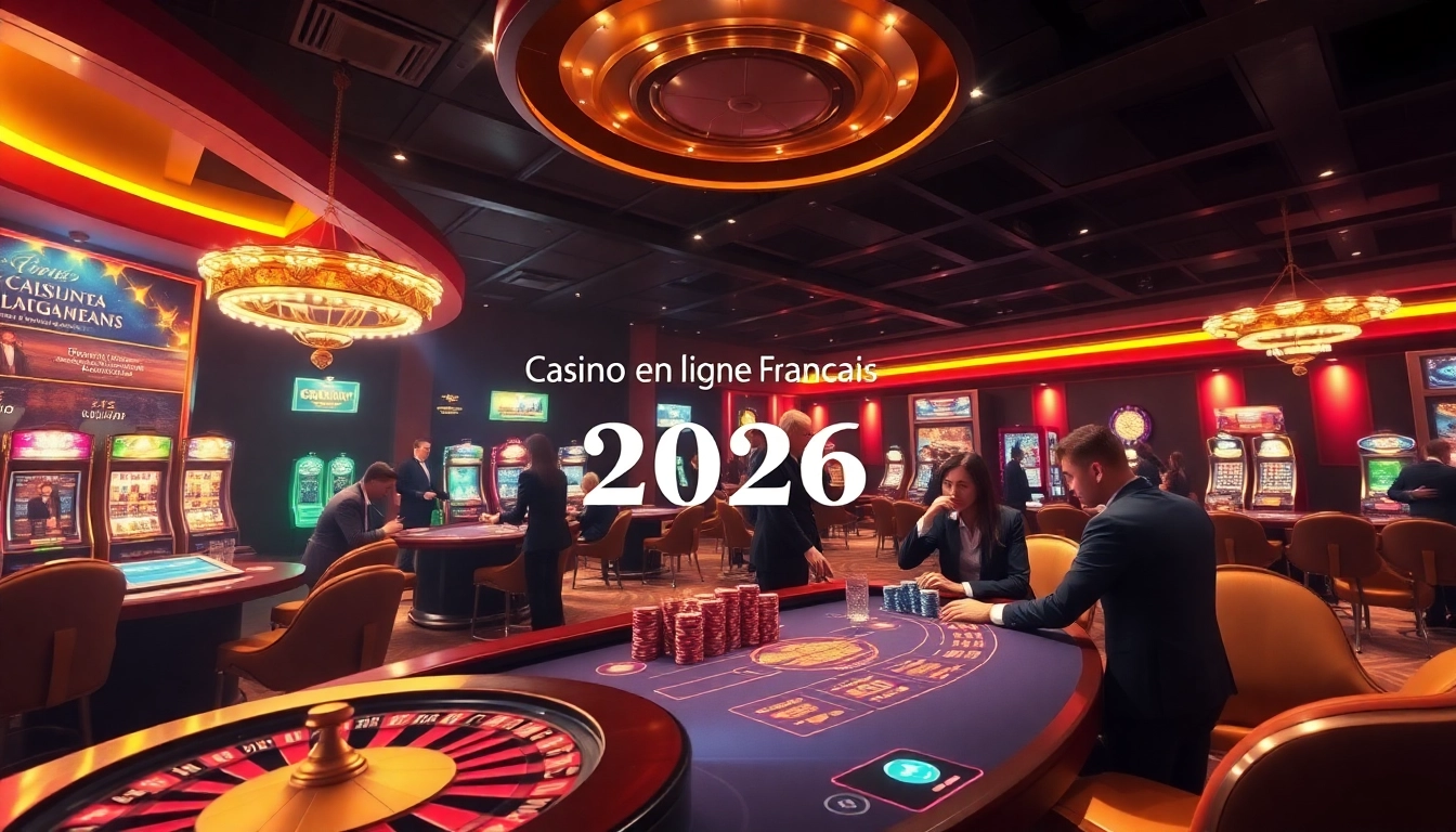 Découvrez l'excitation du casino en ligne Français 2026 avec des tables de jeu dynamiques et des joueurs engageants.