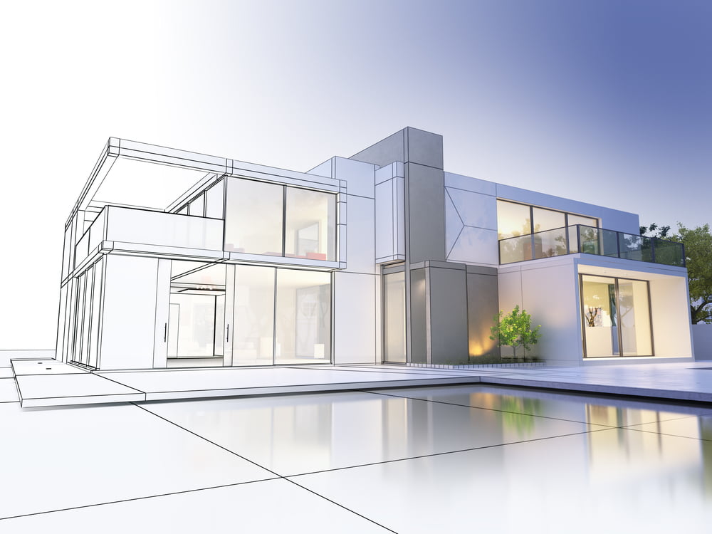 Moderne Architektur Visualisierung bringt Designs zum Leben
