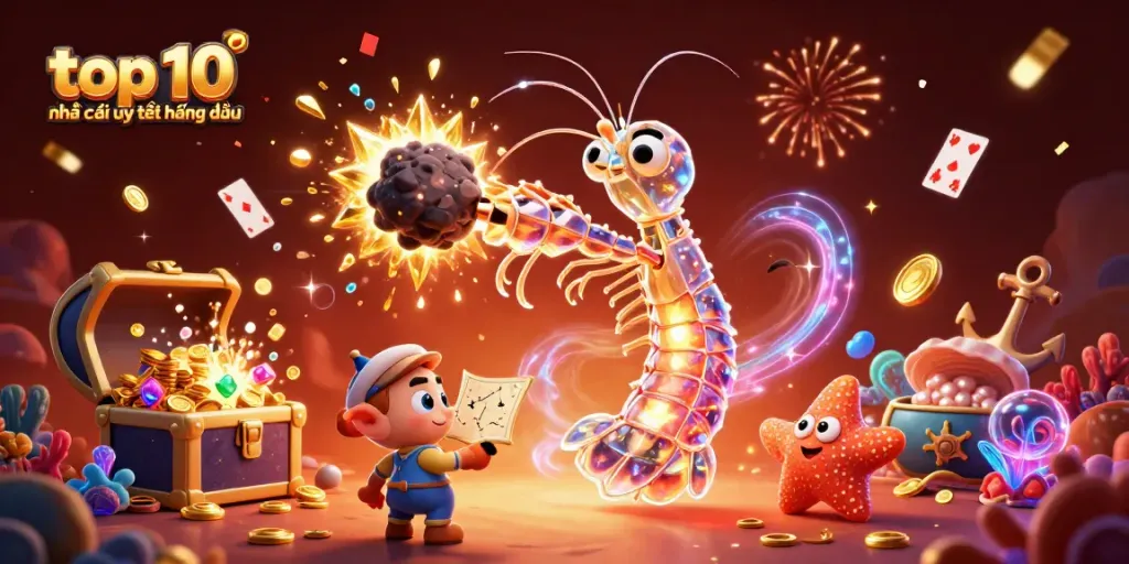 Experience the excitement of the top 10 nhà cái uy tín hàng đầu with galactic characters in an explosive casino adventure.