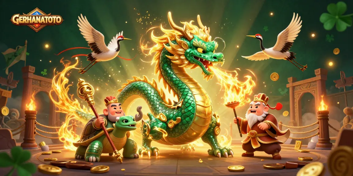 GERHANATOTO mempersembahkan ilustrasi 3D yang memukau dan memikat, memperlihatkan berbagai elemen bertema perjudian.