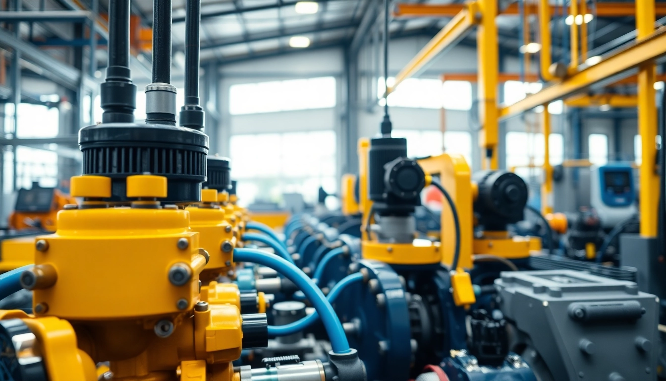 Visually detailed fluid power systems installation showcasing machinery and tools for optimal performance.