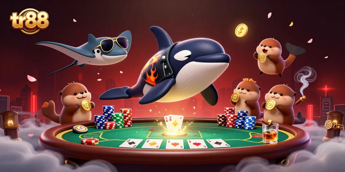 Experience exciting gaming with tr88, featuring vibrant characters and dynamic casino elements.