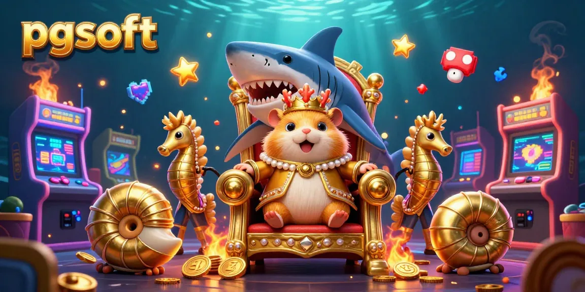 Play and win big with pg soft in this vibrant casino-themed illustration showcasing stunning gaming excitement.