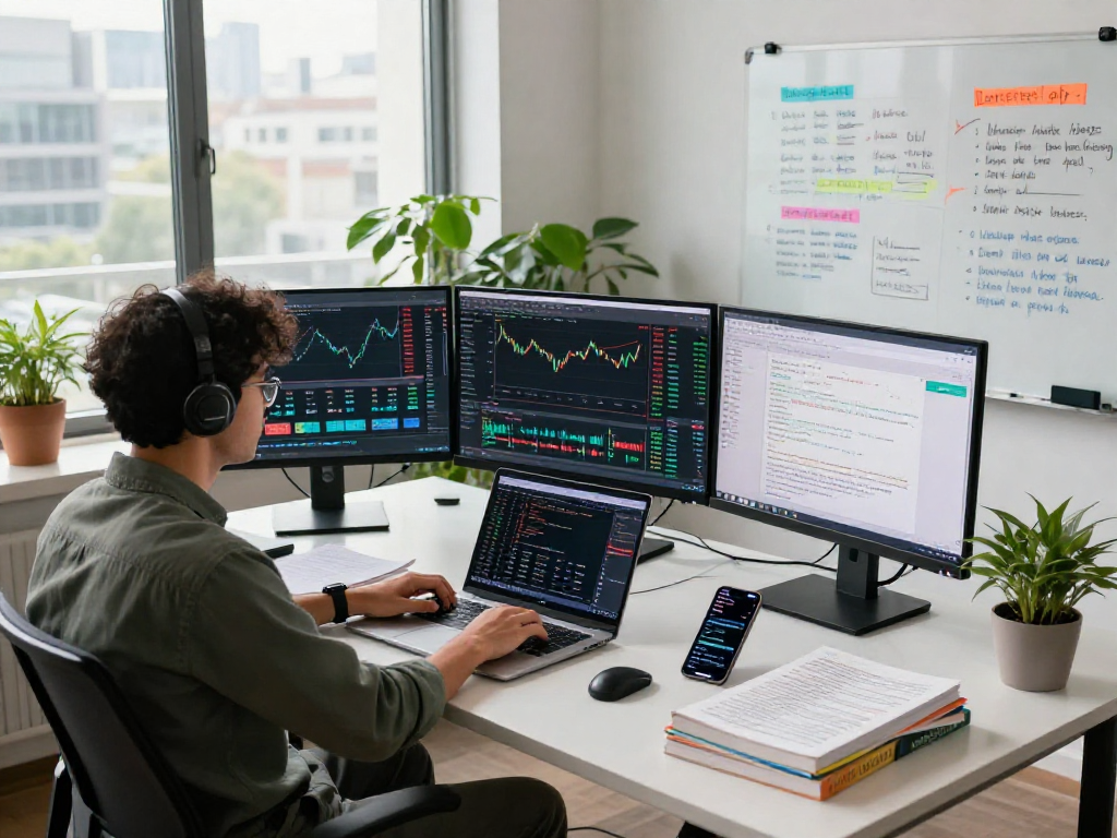 NIFTY index quote API integration in a dynamic trading workspace with real-time financial data.