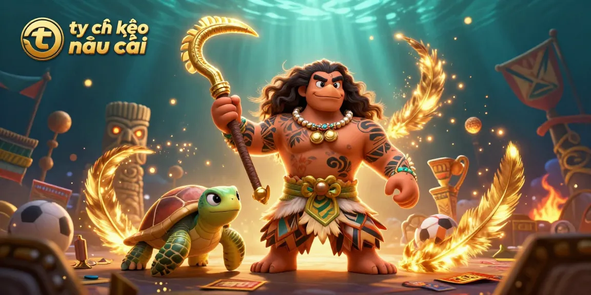 Engage with tỷ lệ kèo nhà cái in a vibrant 3D casino scene featuring mythical characters and sports betting elements.