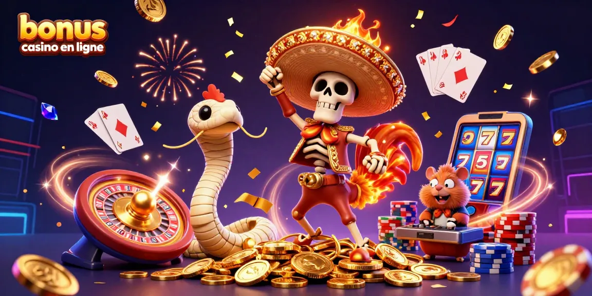 Gagnez avec les meilleures offres de bonus casino en ligne sur des machines à sous éclatantes.