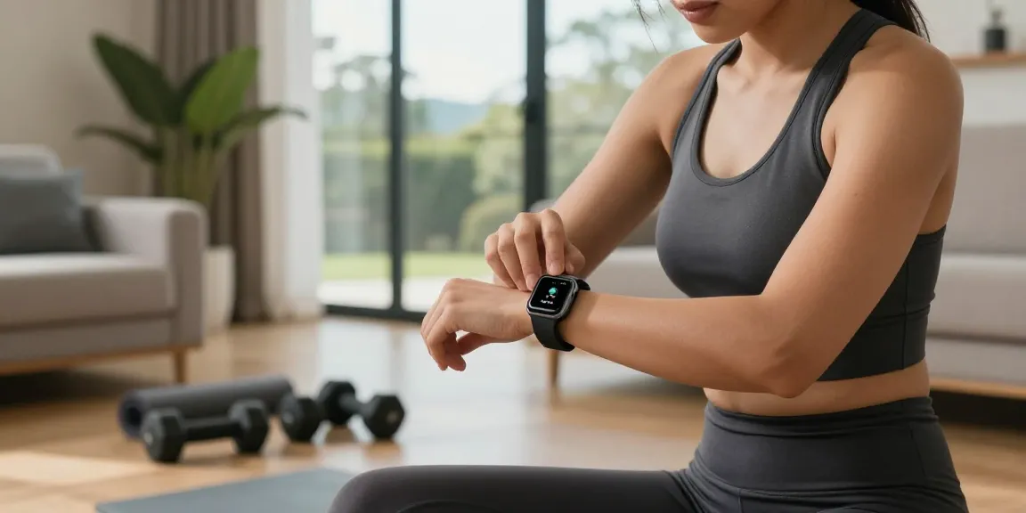 Penggunaan smartwatch Fitbit Luxe di ruang tamu modern untuk memantau kesehatan secara stylish di https://www.polarfitbitshop.com/fitbit-luxe/.