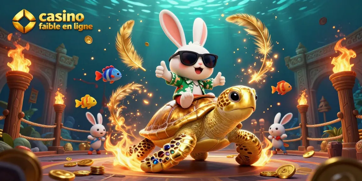 Jouez à un casino fiable en ligne avec des illustrations colorées de chanceux animaux marins.