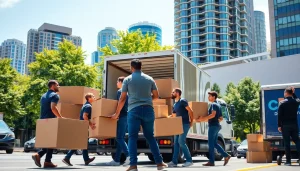 Best moving company in Vancouver showcasing professional movers expertly coordinating a move in the city.