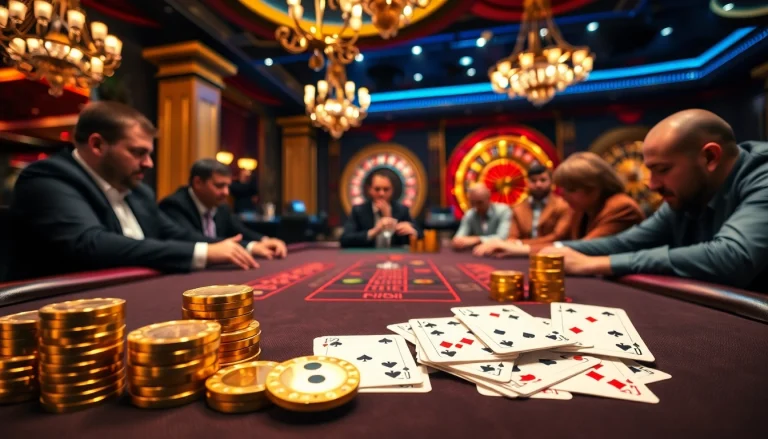 Experience thrilling gameplay at MK8 with professional poker players and high-stakes action.