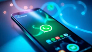 Experience the vibrant interface of GB WhatsApp APK on Android, showcasing its innovative themes and privacy features.