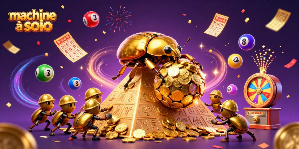 Jouer aux machines à sous casino avec un scarabée doré et des symboles de la chance.