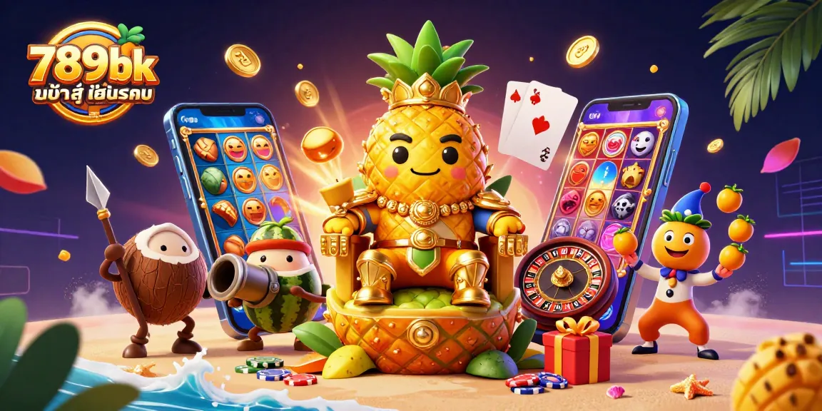 ร่วมสนุกกับ 789bk com เข้า สู่ ระบบ ในการเล่นสล็อตออนไลน์ด้วยมงกุฎสับปะรดทอง